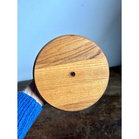 Vintage Rustic Wooden Mug Tree | Wooden Coffee Mug Rack | Jewelry Holder - Picture 6 of 6